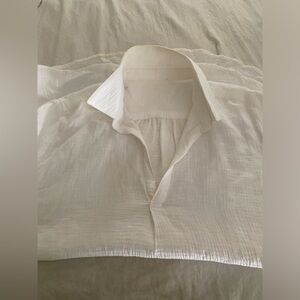 WHITE GAUZE TUNIC
